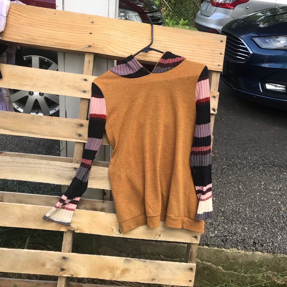 Cute Orange Mon Ami Sweater